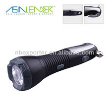 1 W light flashlight multifunctional tools emergency hammer